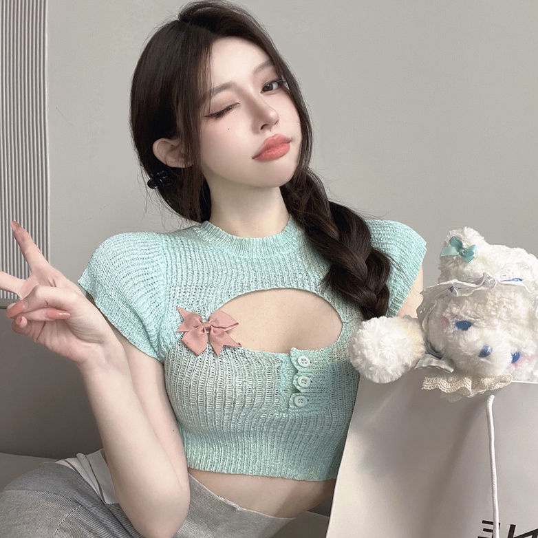 COZOK Áo Thun Ngắn Tay Thời Trang Gợi Cảm Dành Cho Nữ