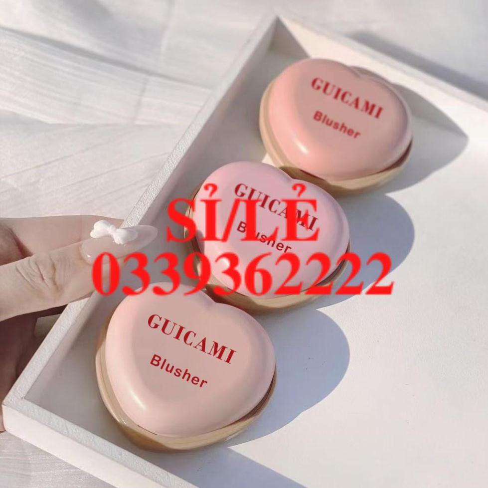 [ CHÍNH HÃNG ] Phấn má hồng cam Guicami Blusher hình trái tim Senabeauty