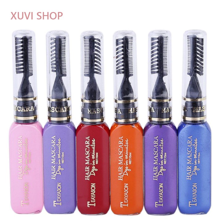 Mascara Thỏi Nhuộm Đổi Màu Tóc Tạm Thời Móc Light Nhiều Màu Sắc Thời Trang An Toàn , Tiện Dụng - XUVI SHOP | BigBuy360 - bigbuy360.vn