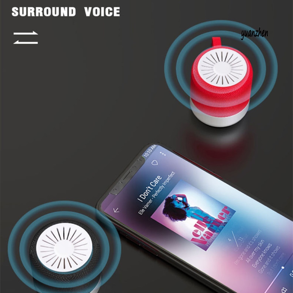 yuanzhen Portable Mini Rechargeable Wireless TWS Bluetooth Speaker Audio Music Player