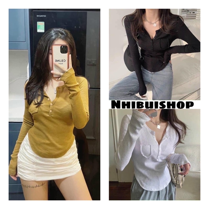 Áo len tăm đuôi tôm co giãn