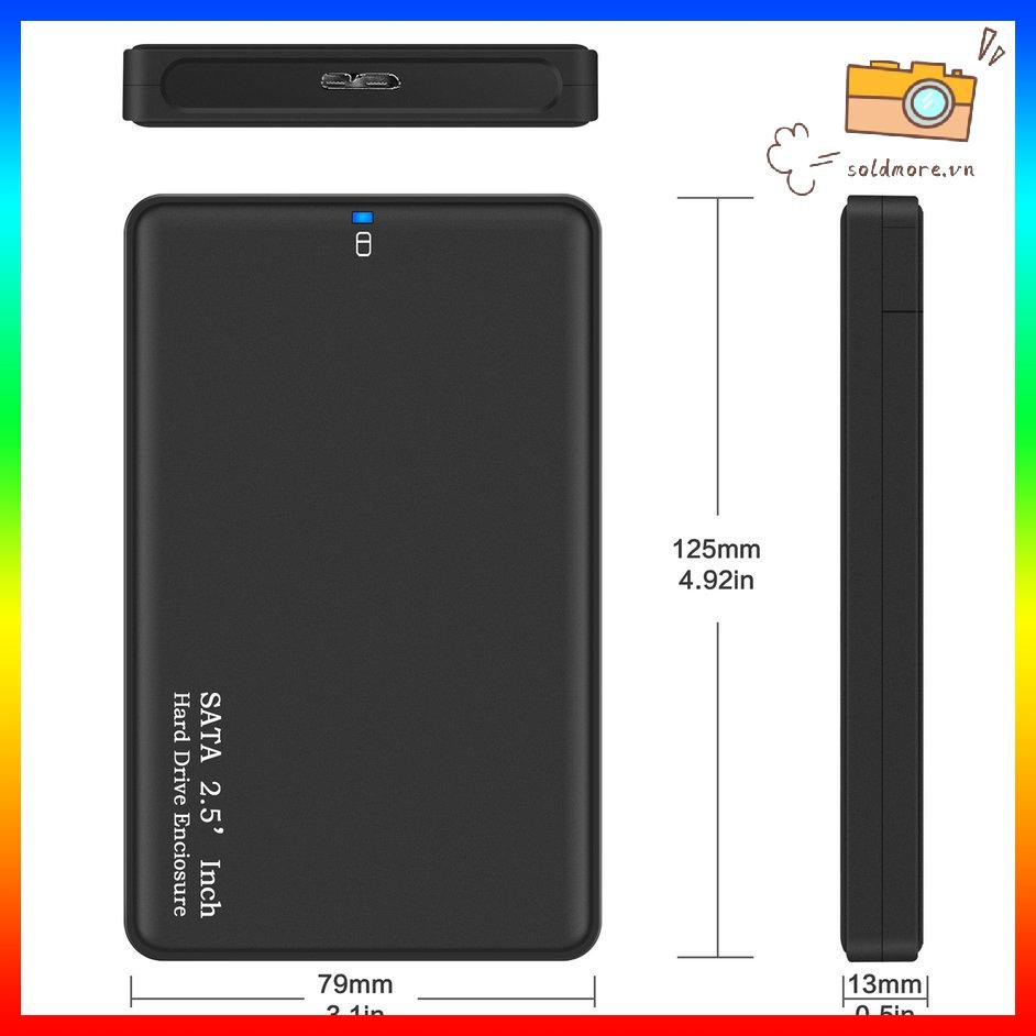 Hộp Đựng Ổ Cứng 2tb Hdd Sata Usb 3.0 2.5 Inch