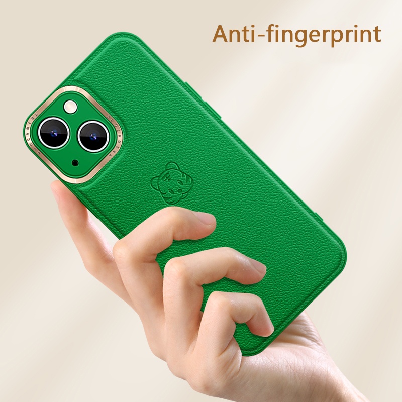 Ốp Điện Thoại Da Cứng In Nổi Họa Tiết Hổ Hoạt Hình Sang Trọng Cho iPhone 11 12 13 Pro Max