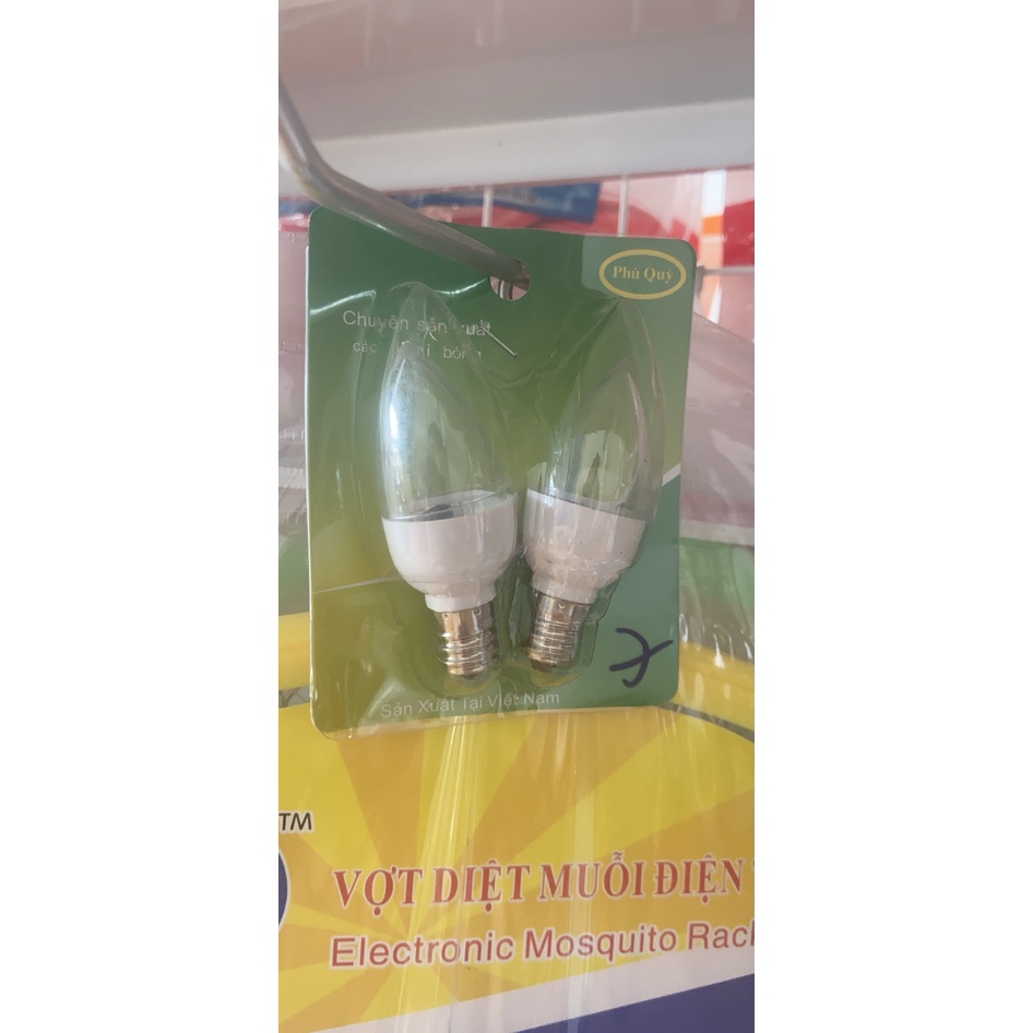 Vỉ bóng cana thần tài led và đuôi đèn cà na