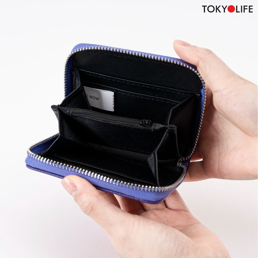 Ví mini TOKYOLIFE nhiều màu, họa tiết dễ thương đựng card, đựng tiền tiện dụng E8WAL303I