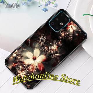 Ốp lưng phủ bóng SamSung Galaxy M51 S20 FE Note 10 Lite Note 10 Note 10+ S10 lite Note 8 Note 9 S20 ultra họa tiết hoa
