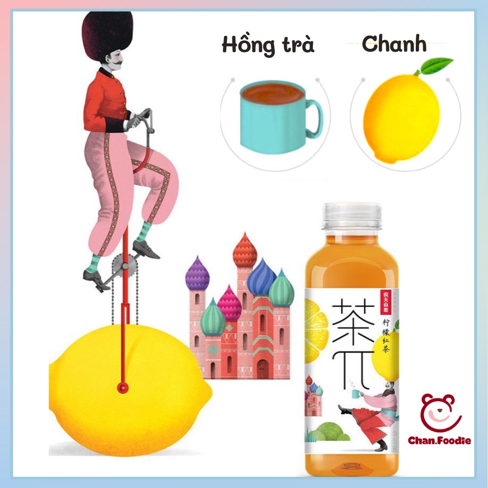 Trà trái cây Nongfu Spring - Trà hoa quả Nông Phu Sơn Tuyền giải nhiệt thanh mát - Dạng chai 500ml