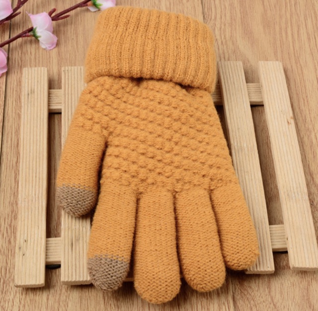 GT01 Đôi găng tay len chống nắng hay giữ ấm cho nữ