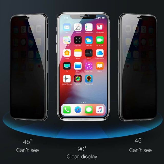 CƯỜNG LỰC DÀNH CHO IPHONE FULL MÀN CHỐNG NHÌN TRỘM ❤FREESHIP❤ HẠN CHẾ BÁM VÂN TAY - LOẠI TỐT - ĐỦ DÒNG