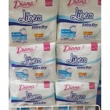 Băng Vệ Sinh Diana Libera Extra Dry Mặt Bông Siêu Mỏng Cánh (Gói 8 Miếng)