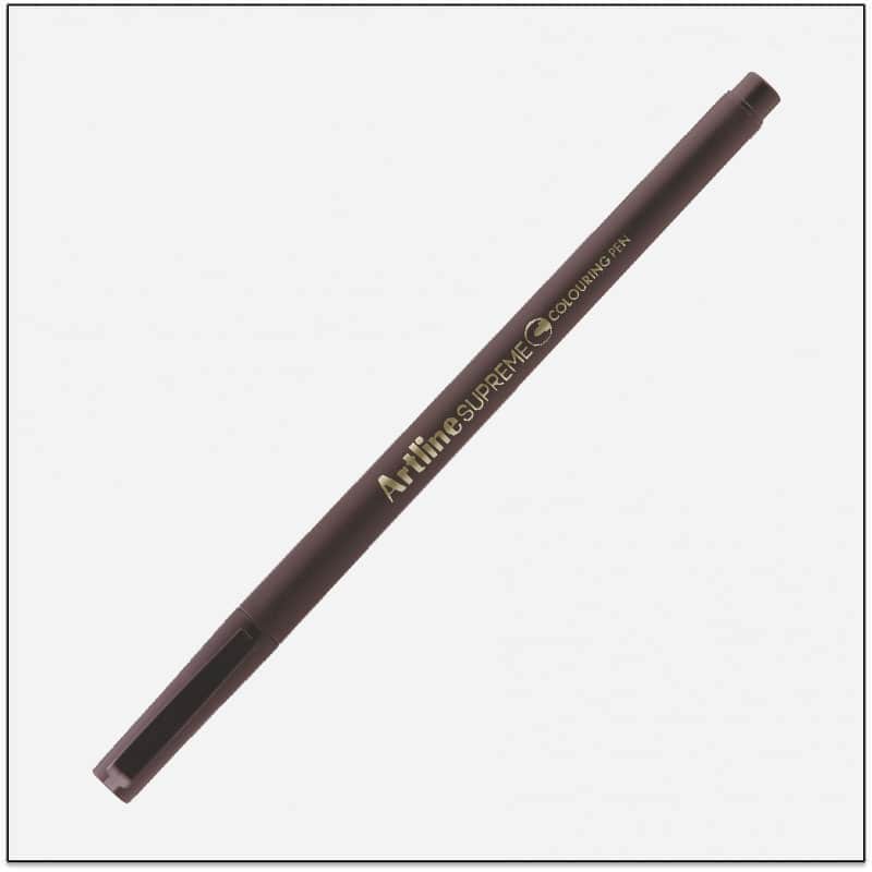 Bút lông màu Artline Supreme EPFS-210 - 0.6mm - Màu nâu đậm (Dark Brown)