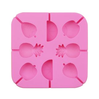 Khuôn silicon làm kẹo kèm 8 que
