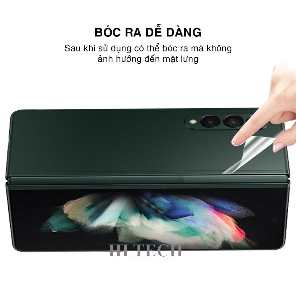 Dán màn hình Samsung Galaxy Z Fold 4 full màn dẻo trong suốt PPF tự phục hồi vết xước - Dán dẻo Samsung Galaxy Z Fold 4