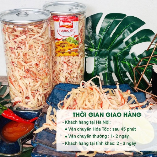Mực hấp nước dừa xé sợi , ăn vặt Hà nội Việt Nam đảm bảo ATTP | BigBuy360 - bigbuy360.vn