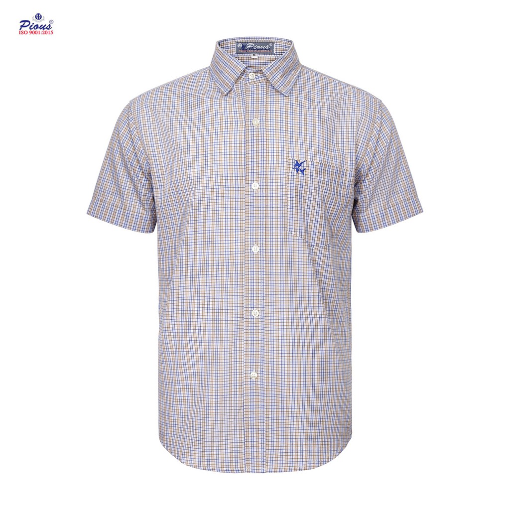 [Mã FAMALLT5 giảm 15% đơn 150K] Áo sơ mi nam caro cao cấp ngắn tay HA520 | BigBuy360 - bigbuy360.vn