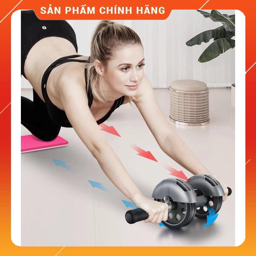 Dụng cụ tập cơ bụng có Bánh lăn cao cấp, dụng cụ tập gym tại nhà loại tốt chất lượng,siết eo hiệu quả cho nam và nữ