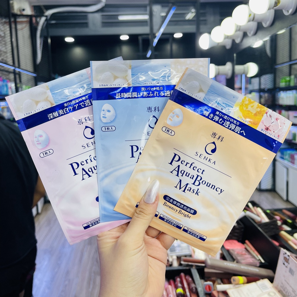 Mặt Nạ Giấy Cao Cấp Không Hương Liệu SENKA Perfect Aqua Mask
