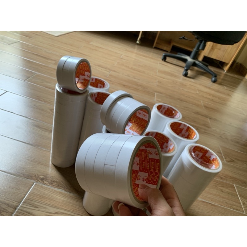 [Rẻ Nhất Sàn]BĂNG KEO 2 MẶT GIÁ SỈ ĐỦ KÍCH THƯỚC TỪ 5cm đến 1cm