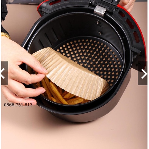 Sét 50 Miêng Giấy Nến Vuông Tròn  Dùng nồi Chiên Không Dầu Dùng Cho Lò Nướng,Lò Vi Sóng,Tủ Lạnh-Sỉ Trần Hằng