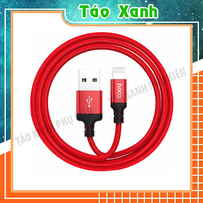 Dây Cáp Sạc Bọc Dù Chính Hãng Hoco X14 Cho Iphone, Ipad , Ipod