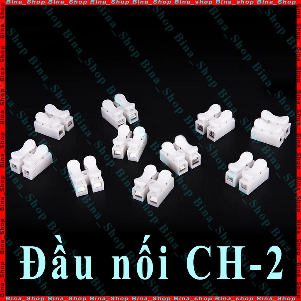 [10 cái] Đầu nối CH2 - Cút nối nhanh dây điện CH2