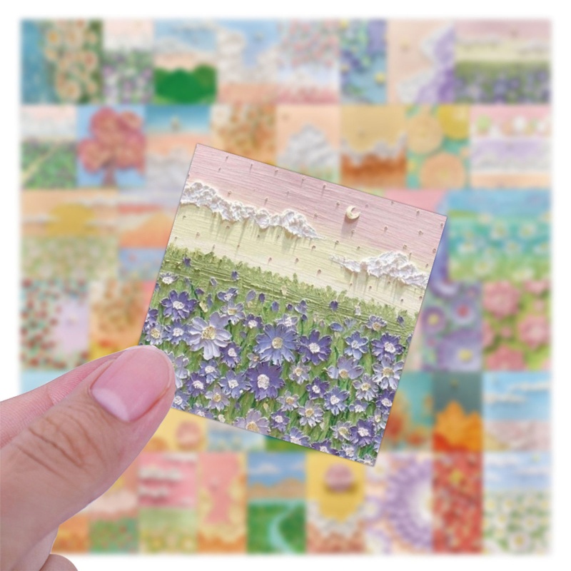 Bộ 50 Miếng Dán Trang Trí Tường Graffiti Chống Thấm Nước DIY