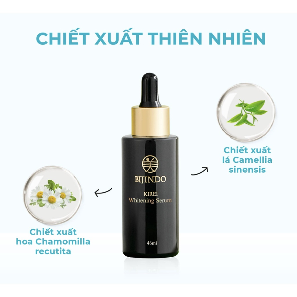 Serum Tinh Chất Làm Trắng Da BIJINDO KIREI Cải Thiện Sắc Tố Khoá Ẩm Nuôi Dưỡng Từ Sâu Bên Trong 46ml