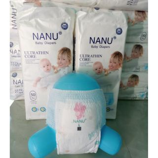 Bỉm quần nanu hàng bao bì mới / M /L /XL / XXL / XXXL /50_100 miếng