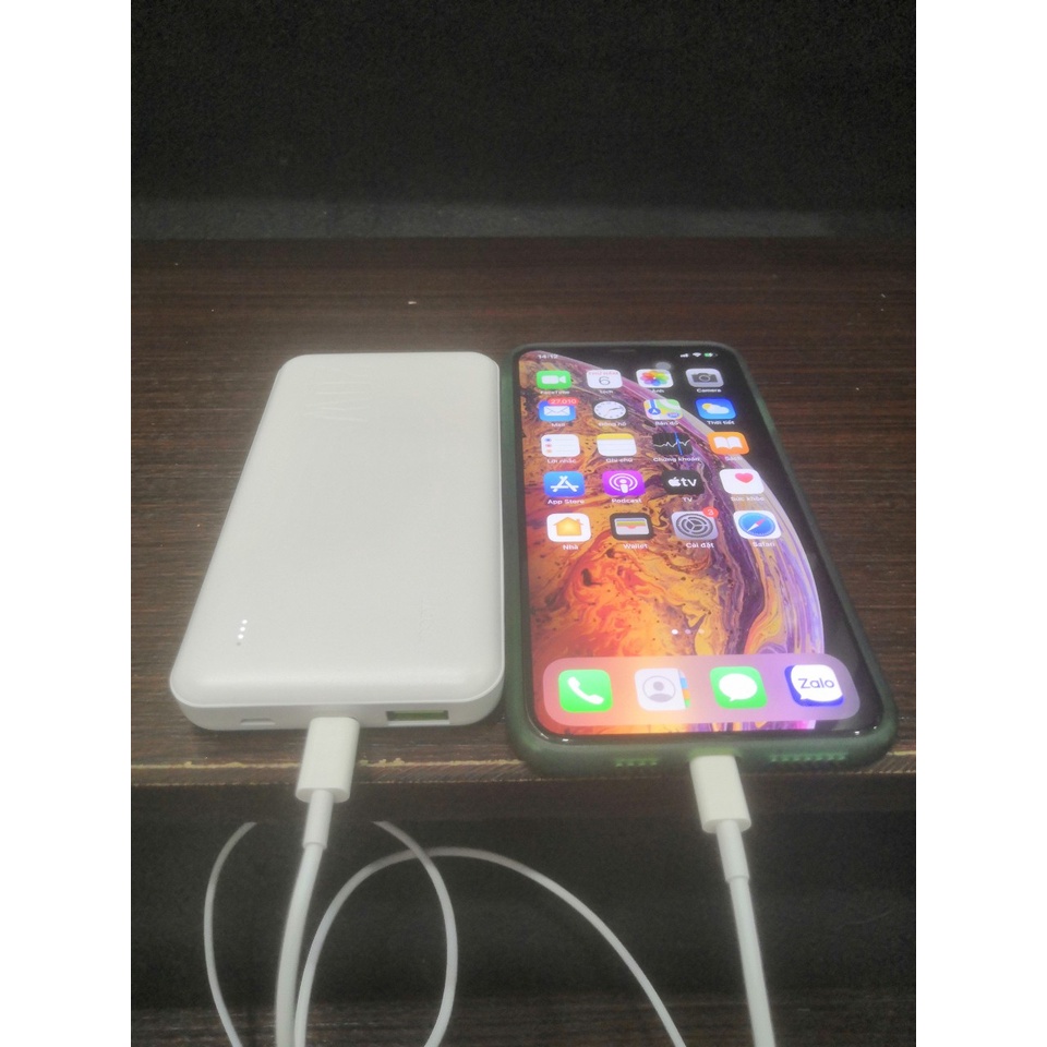 Pin dự phòng sạc nhanh 10.000mah hoco J87 QC 3.0 và PD 20w,cổng sạc type-c sạc đảo chiều