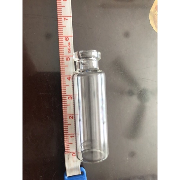 Combo 100 lọ thủy tinh dài 5cm đựng chì khắc
