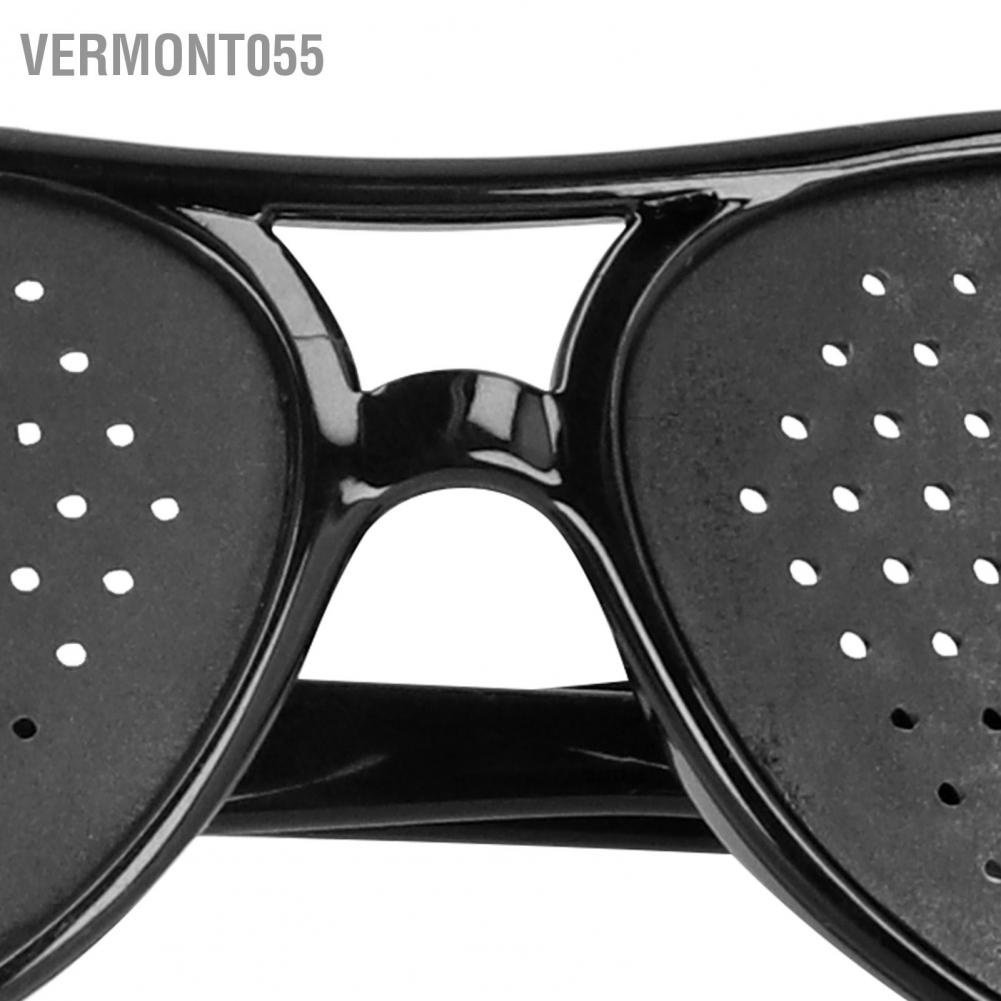 Vermont055 Unisex Vision Care Pinhole Glasses PC Anti Myopia Spectacles Improver