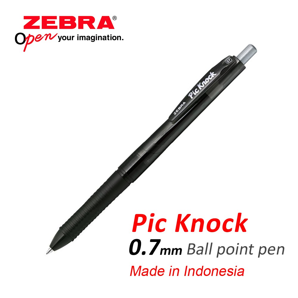 ZEBRA - Viết bi bấm Pic Knock 0.7 (Quy cách 3 cây/bịch) - [Chính hãng]