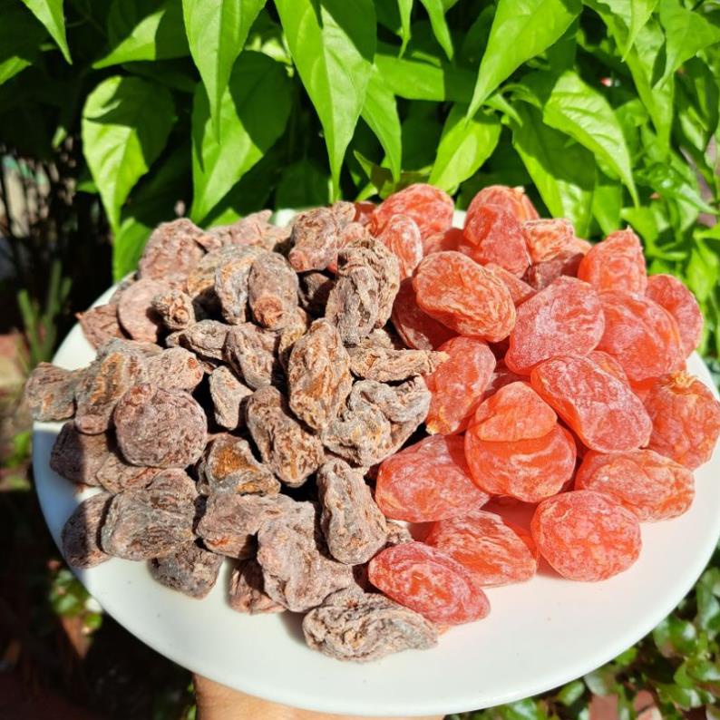 500gr Mix 2 vị : Xí Muội Thịt- Ô Mai Đào Hồng Chua Ngọt - #FREESHIP ĐƠN TỪ 50K