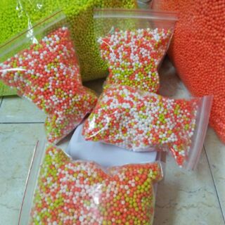 13g Hạt xốp màu( mút xốp màu)