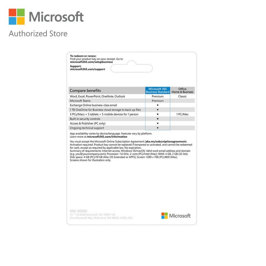 [Mã ELMALL300 giảm 7% đơn 500K] Phần mềm Microsoft 365 Business | WebRaoVat - webraovat.net.vn