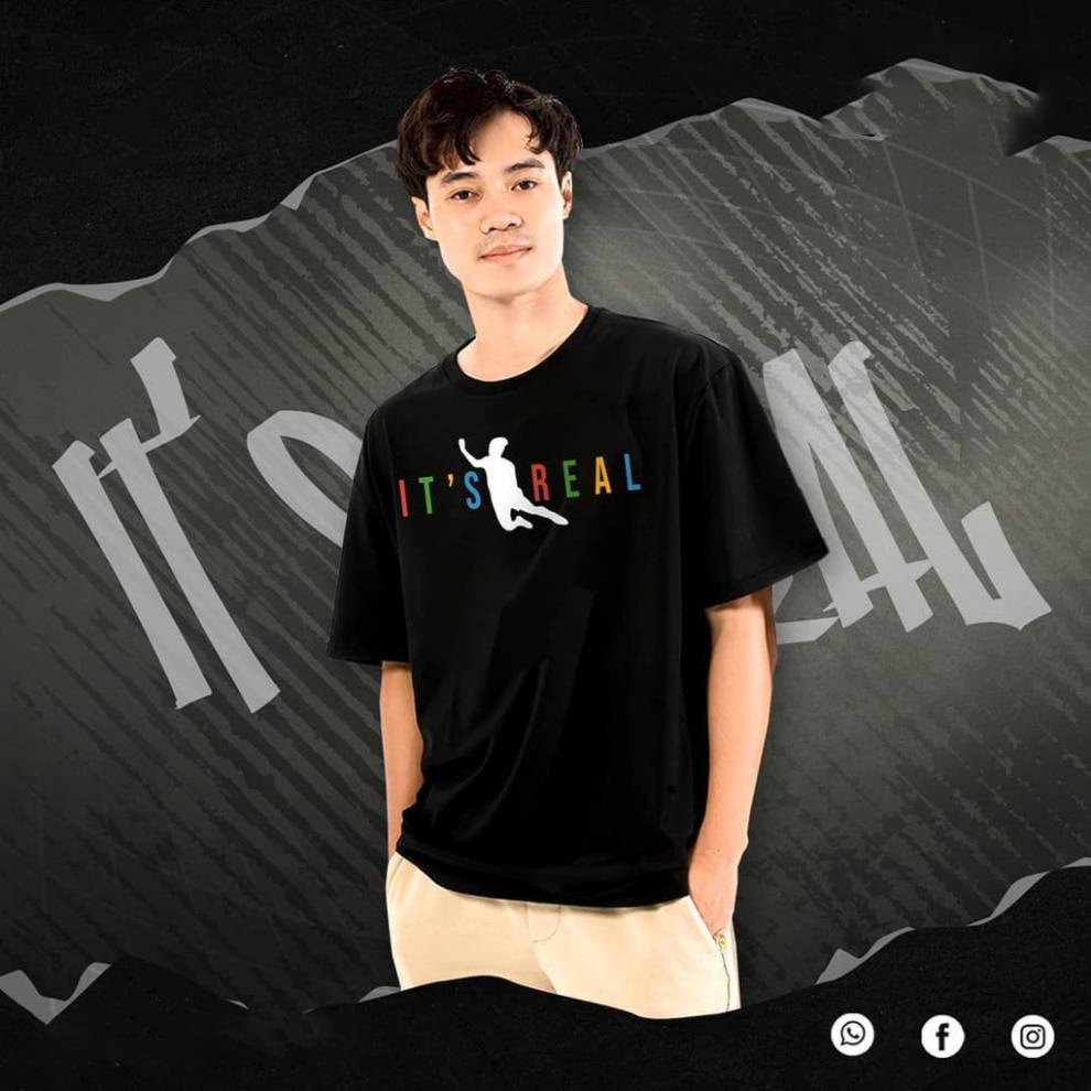 Áo thun in hình IT'S REAL Văn Toàn và "cú ngã" áo trẻ trung năng động thời trang