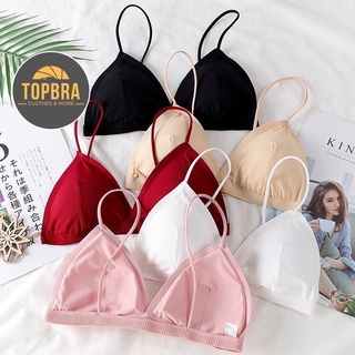Áo Ngực Nữ - Áo Lót Nữ - Áo Bra Thun Nâng Ngực Viền Chun Sexy Kiểu Pháp TOPBRA