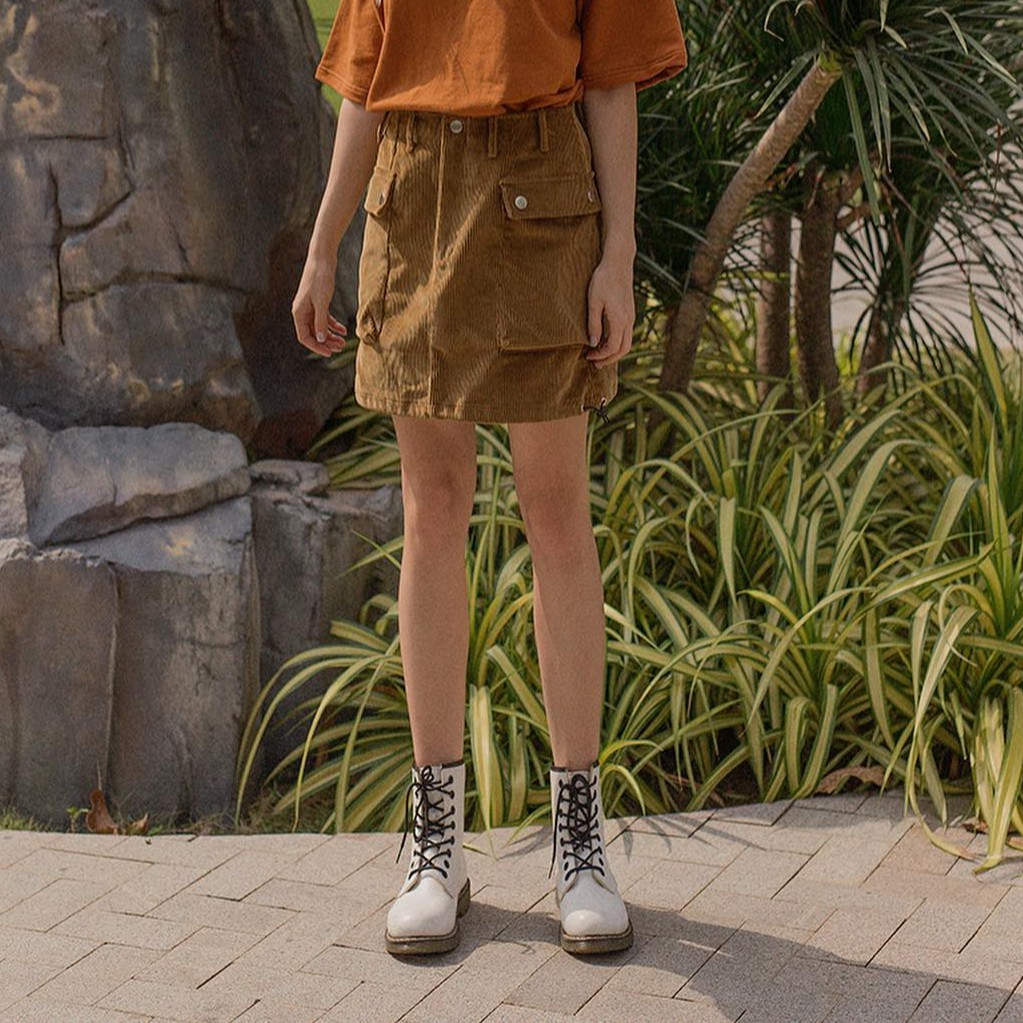 Chân váy nhung gân CODUROY SKIRT