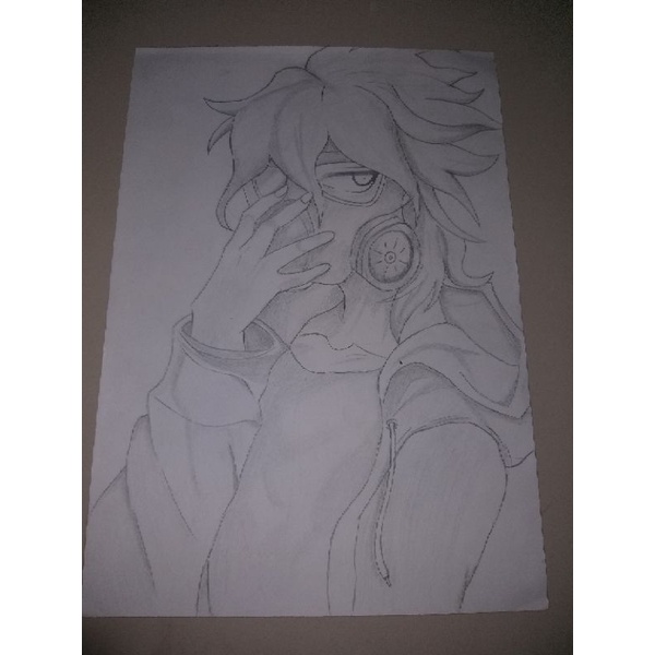 Bản vẽ tranh vẽ Nagito Komaeda từ bộ Danganronpa