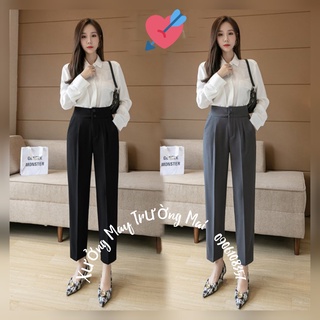 QUẦN Baggy CẠP CAO 2 KHUY BASIC hot trend TM 3D