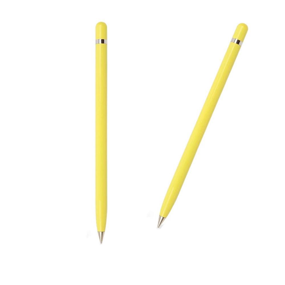 🔸MAGIC🔹 1PC School Supplies Metal Inkless Pen Creative Pencil Signing Pen Erasable Durable Home Office Black Color Ink-free/Multicolor