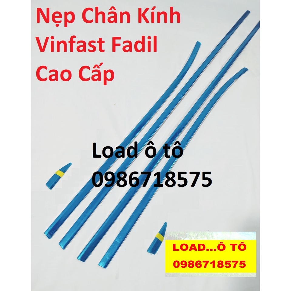 Bộ Nẹp Chân Kính Xe Vinfast Fadil 2022-2019 Inox Mẫu 6 Chi Tiết