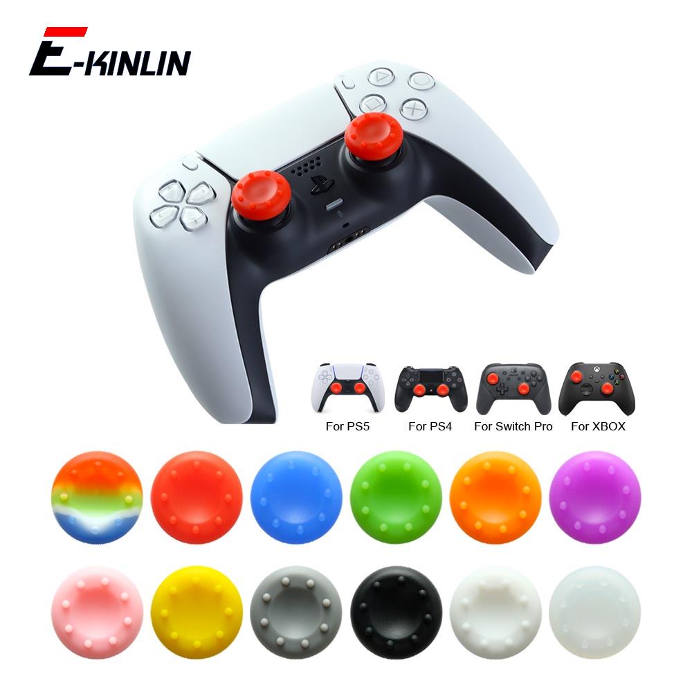 Nút Bọc Cần Điều Khiển Bằng Silicone Cho Sony Playstation Dualense Dualshock 5 4 PS5 PS4 Nintendo Switch Pro