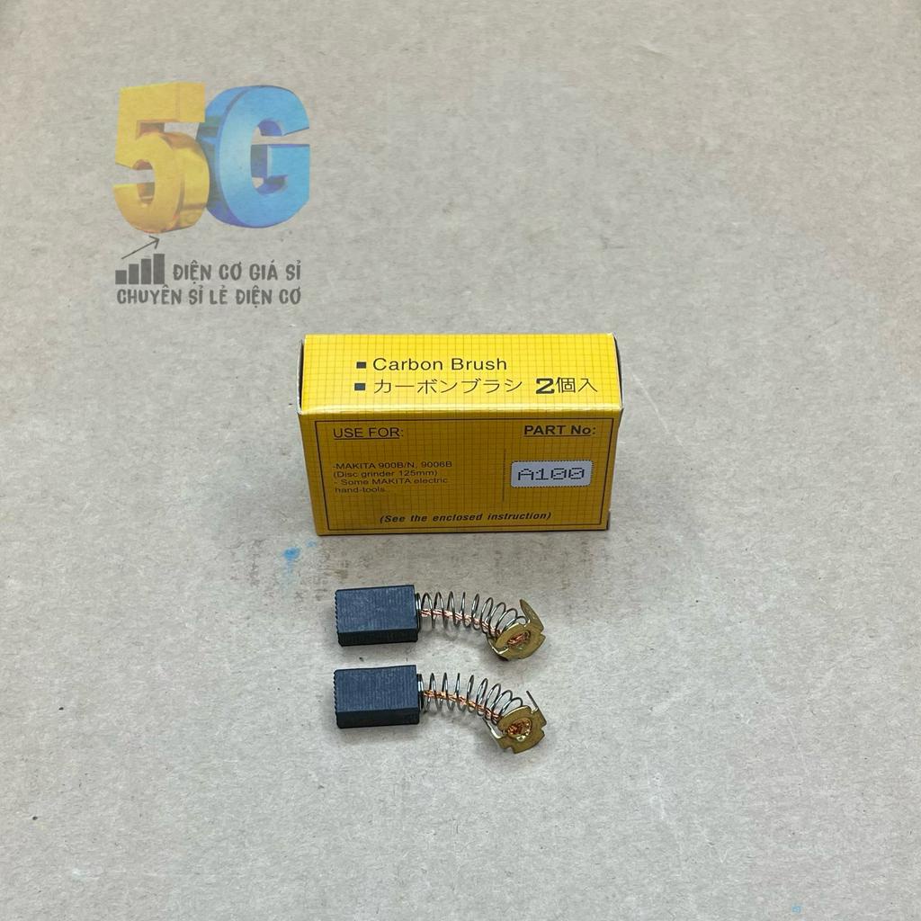 Chổi Than A100 Kích Thước 6x10mm Dùng Thay Thế Cho Máy Đục Makita 0810 Hoặc Các Hãng Đục 17ly Khác