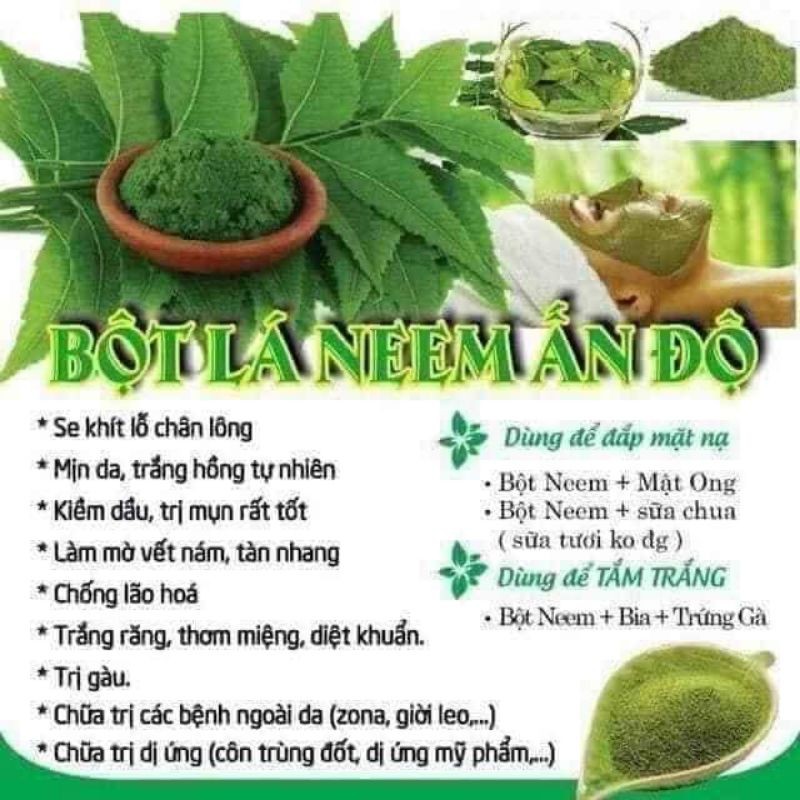 bột lá neem