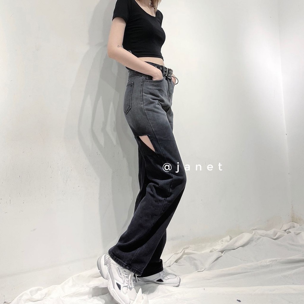 NEW QUẦN JEANS XÁM ĐEN OMBRE XỊN XÒ