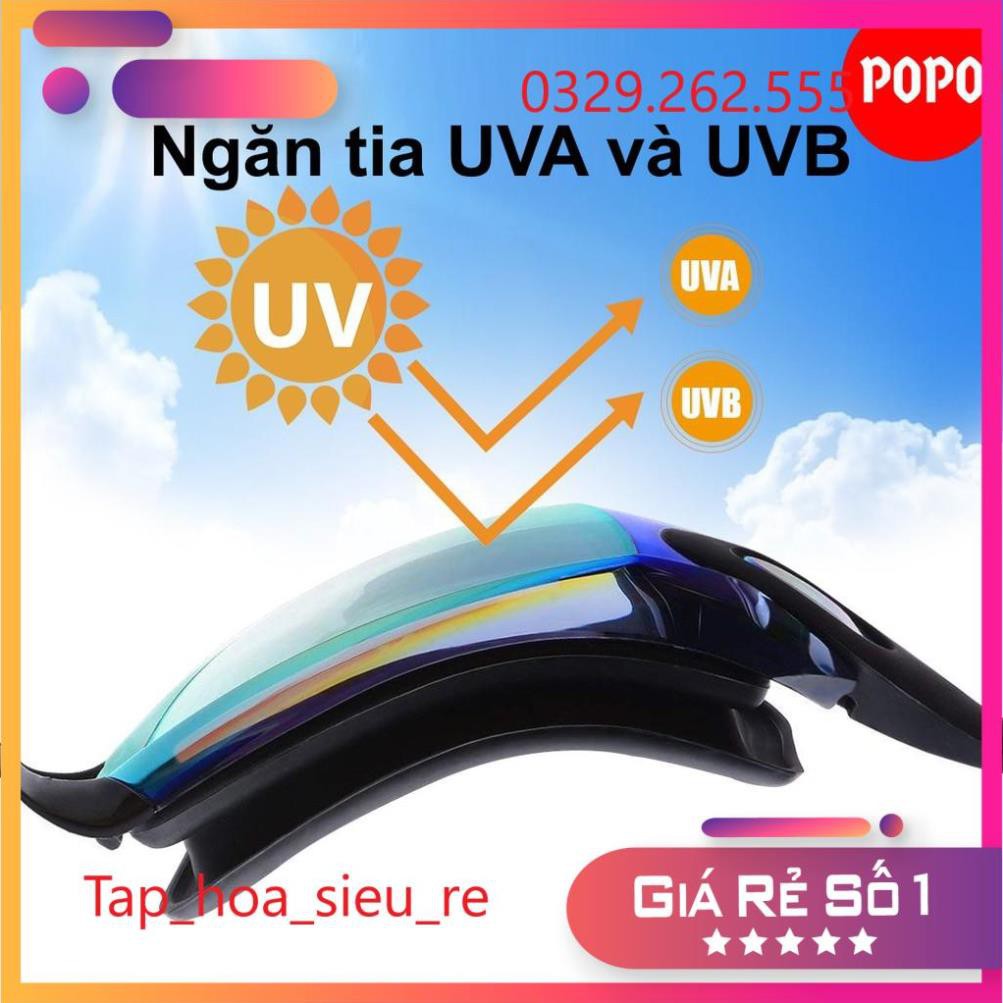 (Rẻ Vô địch) Kính bơi phản quang thời trang cao cấp, Chống UV, Chống hấp hơi