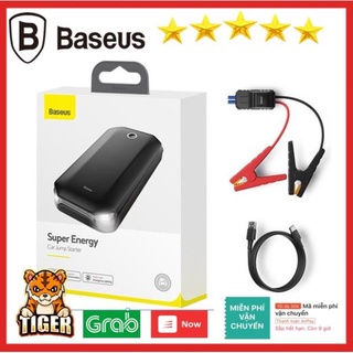 Bộ Kích Nổ cho ô tô , xe máy kiêm sạc dự phòng Baseus CRJS01-01 Super Power Car Emergency Start Power 8000mAh 5V 2.4A