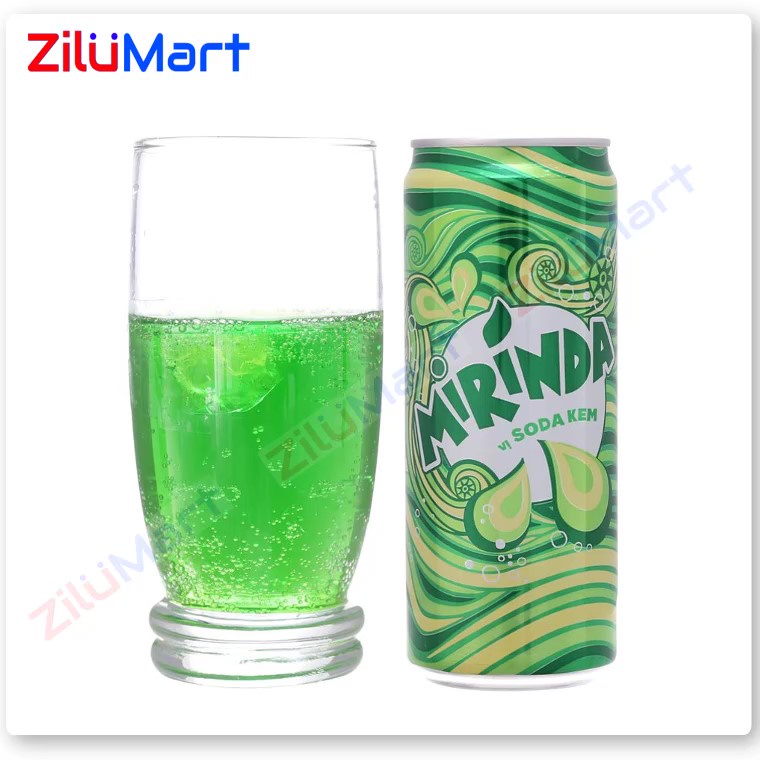 [HỎA TỐC HCM] Lốc 6 lon nước ngọt Mirinda vị soda kem loại 320ml