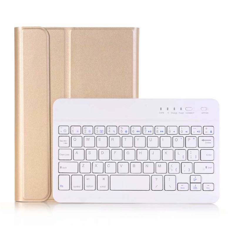 Ốp Máy Tính Bảng Có Bàn Phím Bluetooth Không Dây Và Đèn Nền Có Thể Tháo Rời 7 Màu Cho Samsung Galaxy Tab A 8.0 2019 S Pen SM-P205 SM-P200